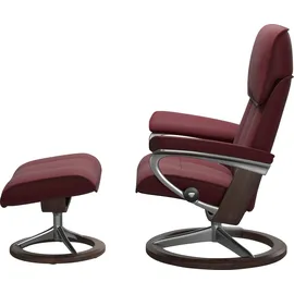Stressless Relaxsessel "Admiral", rot (bordeaux batick), B:84cm H:100cm T:73cm, Leder BATICK: BATICK ist ein leicht korrigiertes, durchgefärbtes und genarbtes Möbelleder, bei dem die meisten Unebenheiten und Spuren in der Regel entfernt wurden.