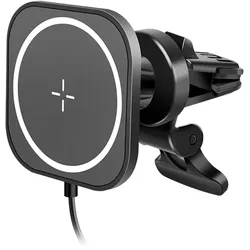 LogiLink Magnetische Kfz-Smartphonehalterung mit Ladefunktion, quadratisch