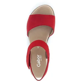 Gabor comfort Sandalen für Damen, rot, Größe 40 EU / 6.5 UK