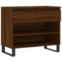 VidaXL Schuhregal Braun Eichen-Optik 70x36x60 cm Holzwerkstoff