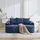 stilvora Zweisitzer-Sofa Chenille Blau 164x92x60 cm, ohne Montage