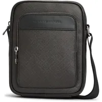 Tommy Hilfiger TH Flag Monogram Mini Reporter Bag Black/Grey
