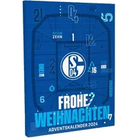 Schoko Adventskalender 2024 FC Schalke 04 23041 Weihnachten S04 Fanartikel