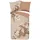 Muller Textil Wendebettwäsche Floral Beige 135 x 200 cm + 80 x 80 cm