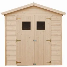 TIMBELA Gartenschuppen M351 1,99 x 1,99 m Beige