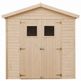 TIMBELA Gartenschuppen M351 1,99 x 1,99 m Beige