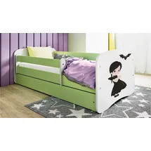 raumhirsch furniture Kinderbett Raumhirsch 80 x 180 cm Holzwerkstoff grün