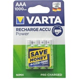 Varta Power Accu NiMH Akku AAA Micro 1000 mAh 4er Pack