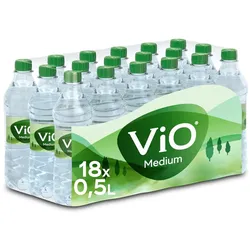 Vio Medium Mineralwasser PET 18x0,5l Preishit MHD 31.12.2024