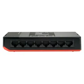 LevelOne GSW-0807 - Schwarz/Rot