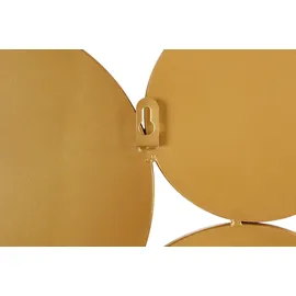 otto home Dekospiegel OTTO HOME "Malisa", gold (goldfarben), B:121cm H:110cm T:2cm, Metall, Spiegel, Wandspiegel aus 19 Elementen, modern, glamourös