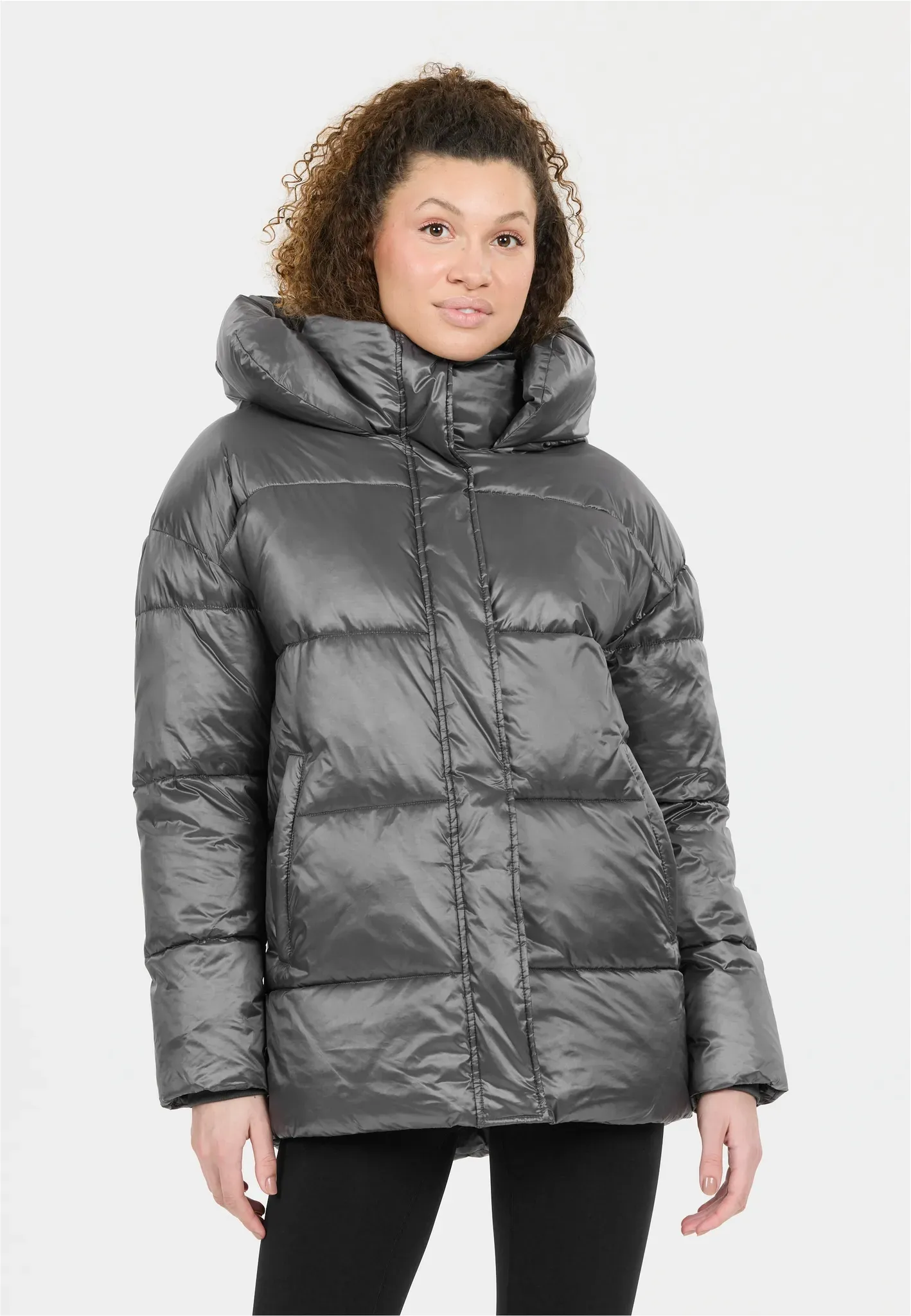 Outdoorjacke ATHLECIA "Moriarty" Gr. 36, grau Damen Jacken mit innovativer Primaloft-Technologie