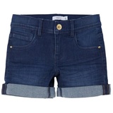 Name It Mädchen Jeans Shorts Medium Blue Denim-152