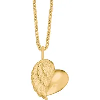 Herzengel Herzengel, Halsschmuck, Herzflügel Halskette, (925er Silber, 39 cm)