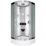 AcquaVapore Dampfdusche Duschkabine Sauna Dusche D58-50M3 90x90 cm, ohne 2K Scheiben Versiegelung