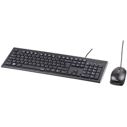 134958 Cortino Home Tastatur USB  (Schwarz)