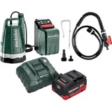 Metabo Metabo, TPF 18 LTX 2200 Akku Tauch- und Regenfasspumpe 18 V 2200 l/h + 1x LiHD Akku 5,5 Ah + Ladegerät