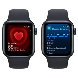 Apple Watch SE 2023 GPS 40 mm Aluminiumgehäuse Mitternacht, Sportarmband Mitternacht S/M