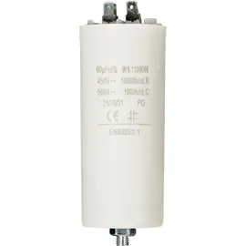 Fixapart Anlaufkondensator Betriebskondensator 60uF 60μF mit STECKER Motorkondensator