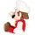 Together+ Super Mario Fire Mario 24 cm Rot