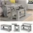 Beton grau 100 x 50 x 50 cm