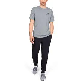 Under Armour Sportstyle Left Chest Trainingsshirt Herren 036 steel light heather/black L