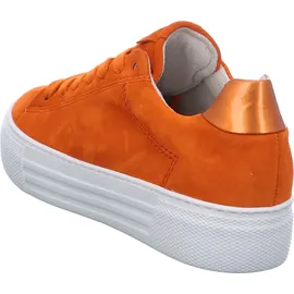 Gabor Sneaker Low Damen Orange/Silber 38,5