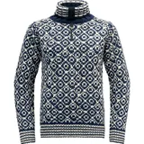 Devold of Norway Svalbard Wool Zip Neck Pullover Blau L