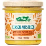 Allos Linsen-Aufstrich Rote Linse Paprika Mango bio