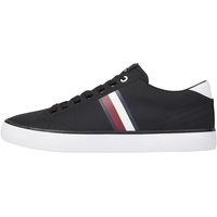 Tommy Hilfiger Schuhe Hi Vulc Low Stripes Mesh, FM0FM04946BDS - Schwarz