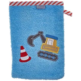 Playshoes Bagger Waschhandschuh 15 x 20 cm blau