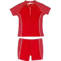 Playshoes UV-Schutz Bade-Set Punkte rot, 74/80
