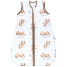 TupTam Baby Schlafsack Bären auf Wolken Weiß/Braun 92/98