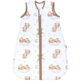 TupTam Baby Schlafsack Bären auf Wolken Weiß/Braun 92/98