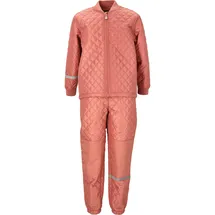 ZigZag Skianzug "Tiger", Kinder, Gr. 128, pink, 100% Polyester, kariert, Sportanzüge Skianzug, mit wärmender Steppung