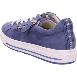 Gabor Sportliche Schnürschuhe für Damen, blau, Größe 38 EU / 5 UK