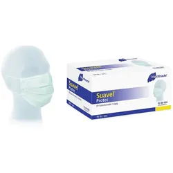 Meditrade 900 Suavel Protec Schutzmasken - grün - Typ II - 3-lagig - Mundschutz