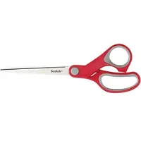 Scotch Schere Komfort Edelstahl Rot, Grau 180 mm
