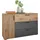 SchlafKONTOR Kombikommode 125 x 82,6 x 40 cm Beige / Grau