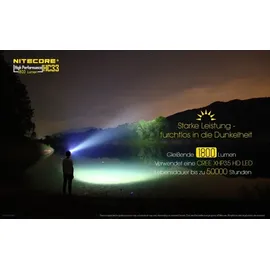Nitecore HC33 LED Kopflampe, Stirnlampe CREE XHP35 HD LED 1800 Lumen