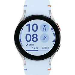 SAMSUNG Galaxy Watch FE 40 mm Smartwatch Armor Aluminum Fluorkautschuk, mm, Silver