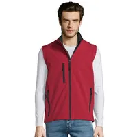 Sol's Men's Sleeveless Softshell Rallye - pepper red -