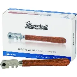 Glasschneider Edelstahl mit Holzheft