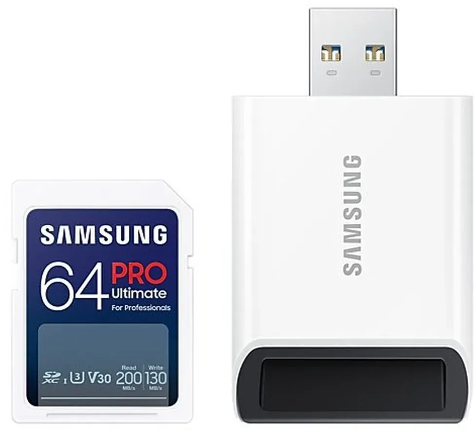 Preisvergleich Produktbild Samsung SD PRO Ultimate 64 GB mit Lesegerät