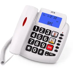 SPC Comfort Volume 2 - Festnetztelefon für Senioren XL-Tasten, Display, große Lautstärke und hörgerätekompatibel