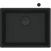 Franke Einbaubecken Maris MRG 210-52 Black Matt Drehknopf