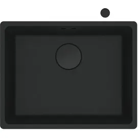 Franke Einbaubecken Maris MRG 210-52 Black Matt Drehknopf