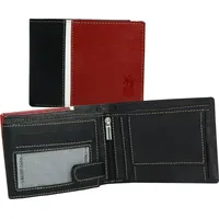 Drachenleder Herren Portemonnaie Geldbörse, Brieftasche schwarz OPT041R