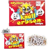 h2i Knallerbsen | 1000 St. | Knallteufel Trickknaller Pop Snaper | der perfekte Scherzartikel für Silvester Halloween Geburtstag & Partys – Spaß garantiert |c| Jugendfeuerwerk & Kinderfeuerwerk Kat F1
