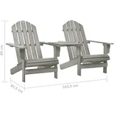 vidaXL Adirondack 164 x 58 x 90 cm Grau